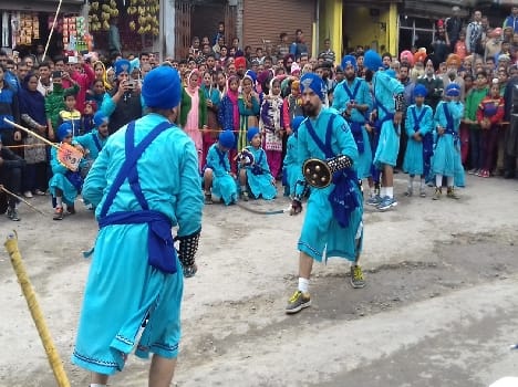nagar keertan in sundarbani